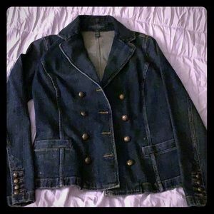Ralph Lauren Double Breasted Jean Blazer